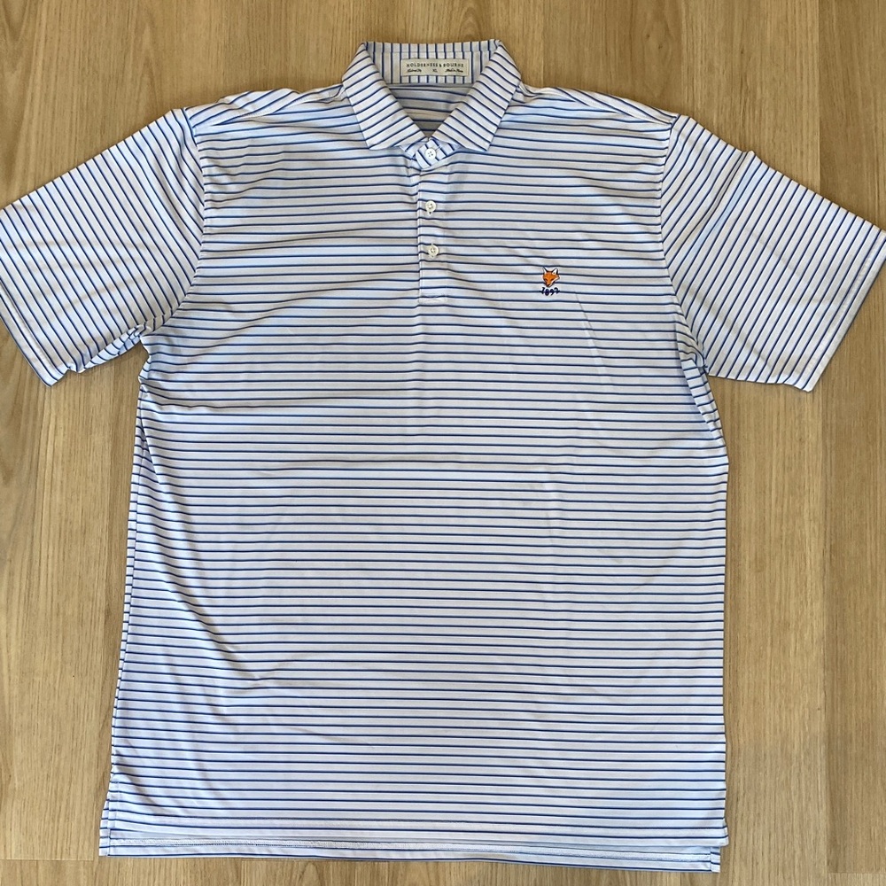 Men's Striped Holderness and Bourne Polo Shirt